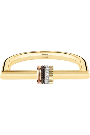 Boucheron Mixed and Diamond Quatre Classique Tube Bracelet