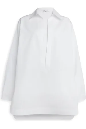 Alaïa Cotton Tunic Mini Dress