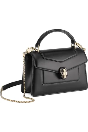 Bvlgari Mini Leather Serpenti Forever Top-Handle Bag