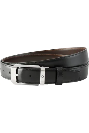 Montblanc Leather Reversible Pin Buckle Belt