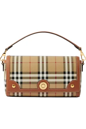 Burberry Check Top-Handle Bag