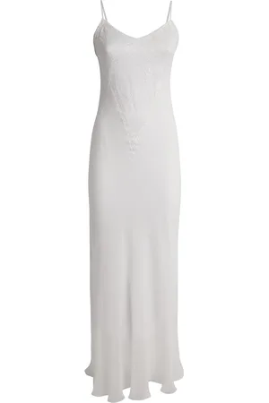 LORETTA CAPONI Silk Sheer Iolanda Nightdress