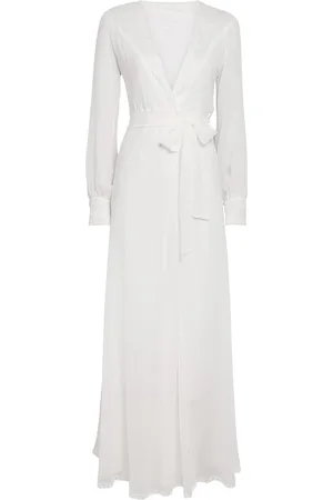 LORETTA CAPONI Silk Clelia Bridal Robe