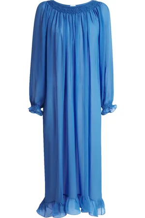 LORETTA CAPONI Silk Sheer Severa Nightdress