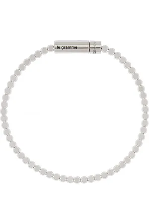 Le Gramme 11g Polished Sterling Beads Bracelet
