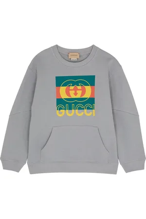 Gucci Kids Logo Cotton Sweatshirt (4-10 Years) - - 8 Years