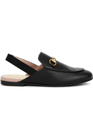 Gucci Kids Princetown Leather Mules - - 13KKIDSWEA
