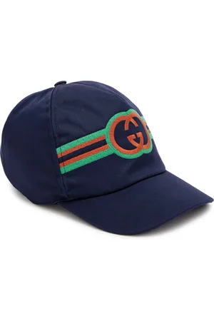 Gucci Kids Logo-embroidered Cotton cap