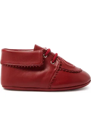 Gucci Kids Sam GG Leather Shoes - - .5 New Brn
