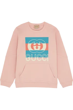 Gucci Kids Logo Cotton Sweatshirt (4-10 Years) - - 8 Years
