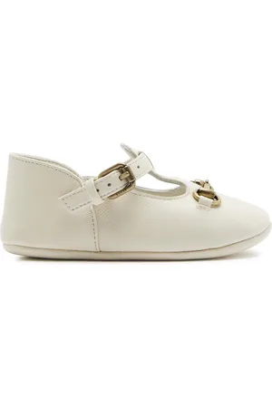 Gucci Kids Horsebit Leather Shoes - - 2 New Born
