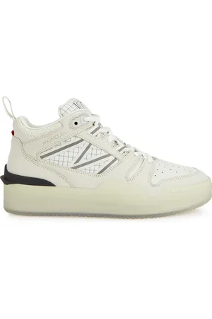 Moncler Pivot Panelled Nubuck Hi-top Sneakers, Sneakers, Round toe - - 3, Trainers, Leather - 3