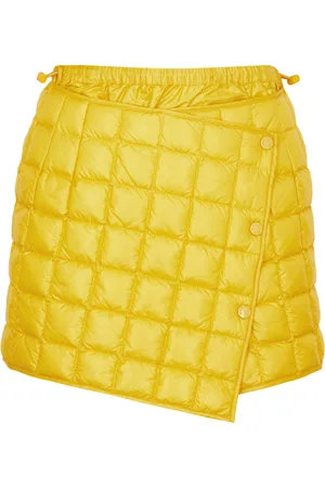 Moncler Asymmetric Quilted Shell Mini Skirt - - 8