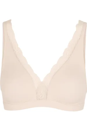 Hanro Lace-trimmed Soft-cup bra - - 32B