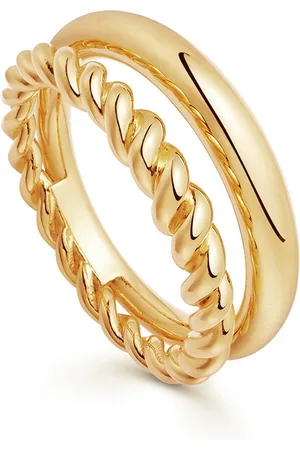 Missoma Radial 18kt Vermeil Ring - L