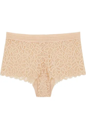 Wacoal Raffine Almond Lace Short Briefs - - L