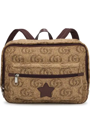 Gucci Kids Star GG Monogrammed Woven Backpack