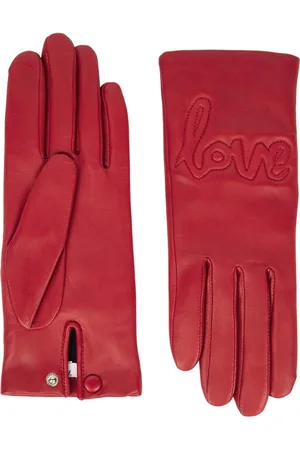 AGNELLE Moor Love Leather Gloves