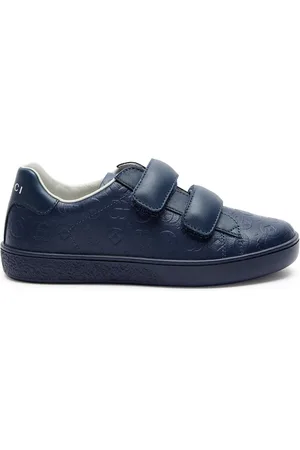 Gucci Kids Gg-embossed Leather Sneakers (IT27-IT33) - - 13KKIDSWEA