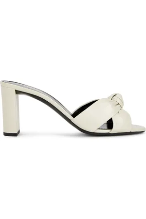 Saint Laurent Bianca 75 Leather Mules - - 3