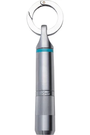 Davidoff Zino Z9 Cigar Punch Cutter in Chrome & Cyan