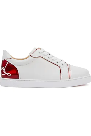Christian Louboutin Vieira White Leather Sneakers - - 3