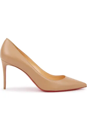 Christian Louboutin Kate 85 Almond Leather Pumps
