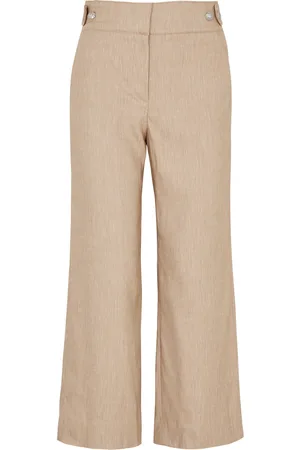 VERONICA BEARD Aubrie Cropped Linen-blend Trousers - - 0 (UK 4 /xxs)