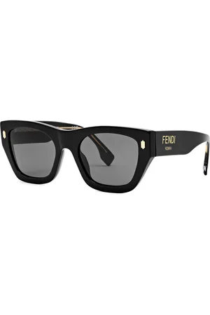 Fendi Roma Rectangle-frame Sunglasses