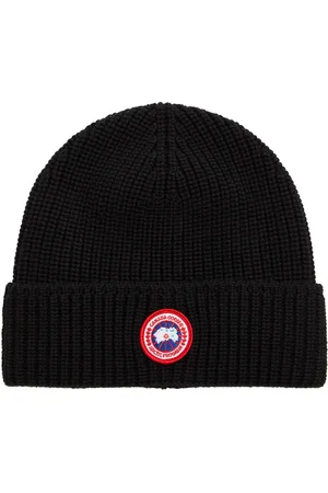 Canada Goose Arctic Disc Ribbed Wool Beanie, Beanie, Ribbed
