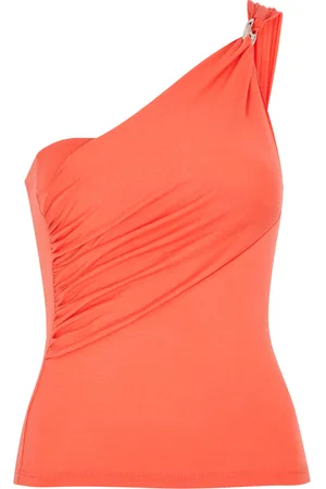 Gimaguas Julia One-shoulder Stretch-jersey top - - M (UK12 / M)