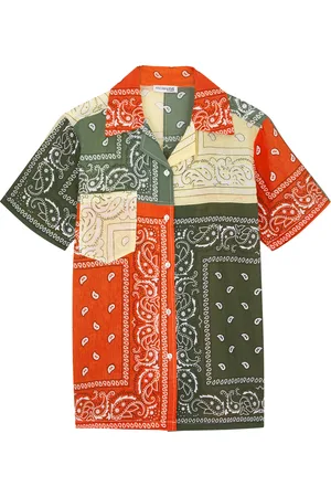 Arizona Love Bandana-print Shirt, Shirt, Front Closure, Side Splits - - 1