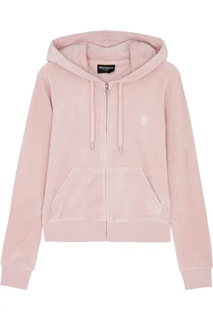 Juicy Couture Classic Robertson Hooded Velour Sweatshirt - - M (UK12 / M)