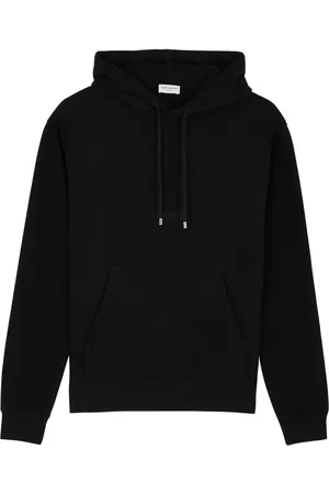 Saint Laurent Logo Hooded Cotton Sweatshirt - - L (UK14 / L)
