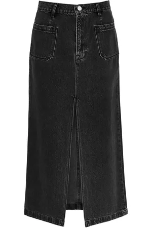 Frame Le Bardot Denim Midi Skirt - - 28 (W28 / UK 10 / S)