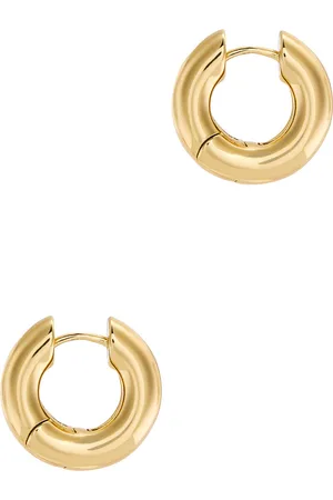Anni Lu The Big O 24kt -plated Hoop Earrings - One Size