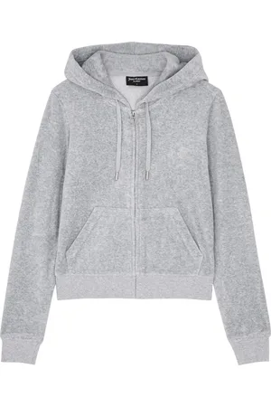 Juicy Couture Classic Robertson Hooded Velour Sweatshirt - - L (UK14 / L)
