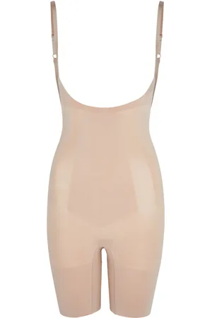 Spanx Oncore Open-bust Mid-thigh Bodysuit - - XL