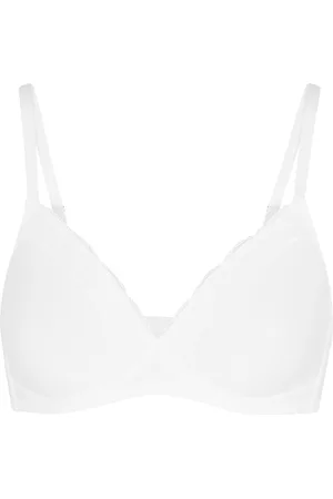 Hanro Lace-trimmed Soft-cup bra - - 32D