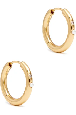Anni Lu Brigitte 18kt -plated Hoop Earrings - One Size
