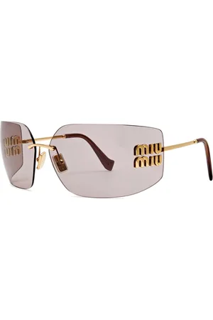 Miu Miu Rectangle-frame Sunglasses - - One Size