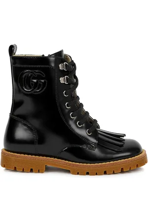 Gucci Kids Maple Patent Leather Ankle Boots (IT20-IT26) - - 4 Baby