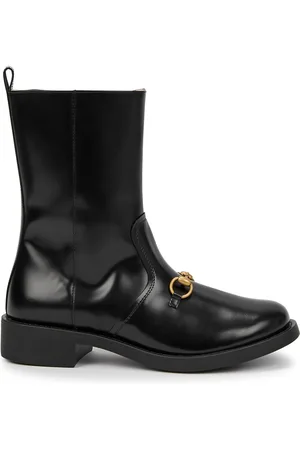 Gucci Kids Aisha Horsebit Leather Boots (IT34-IT35) - - 2.5 Kids