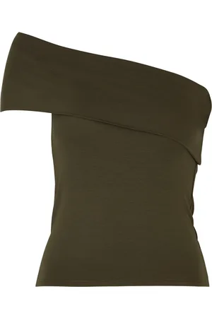 Gimaguas Maya One-shoulder Stretch-jersey top - - L (UK14 / L)