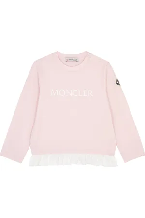 Moncler Kids Logo-print Stretch-cotton top - - 3A (3 Years)