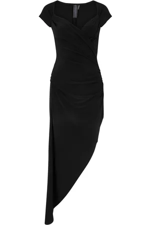 Norma Kamali Ruched Stretch-jersey Midi Dress - - L (UK14 / L)