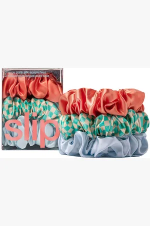 Slip Pure Silk Large Scrunchies - Sea