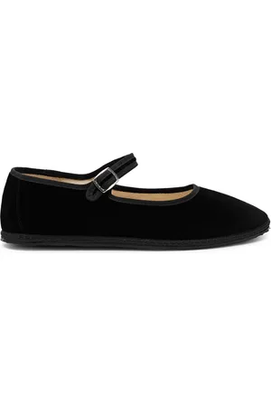 VIBI VENEZIA Velvet Mary Jane Flats - - 38 (IT38/ UK5)