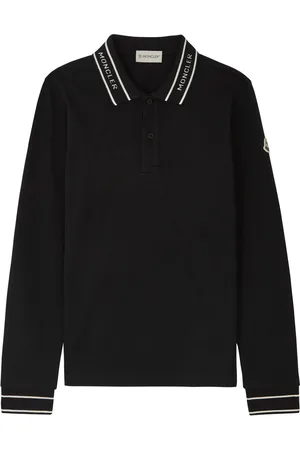Moncler Kids Logo Piqué Cotton Polo Shirt - - 12A (12 Years)