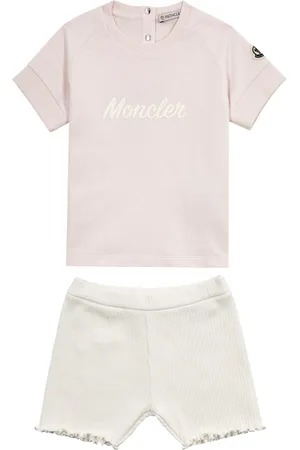 Moncler Kids Logo Stretch-cotton T-shirt and Shorts set - - 2A (2 Years)